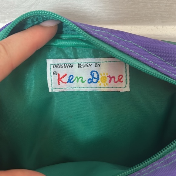 Vintage Ken Done Floral crossbody belt Bag y2k 90s - Picture 3 of 9